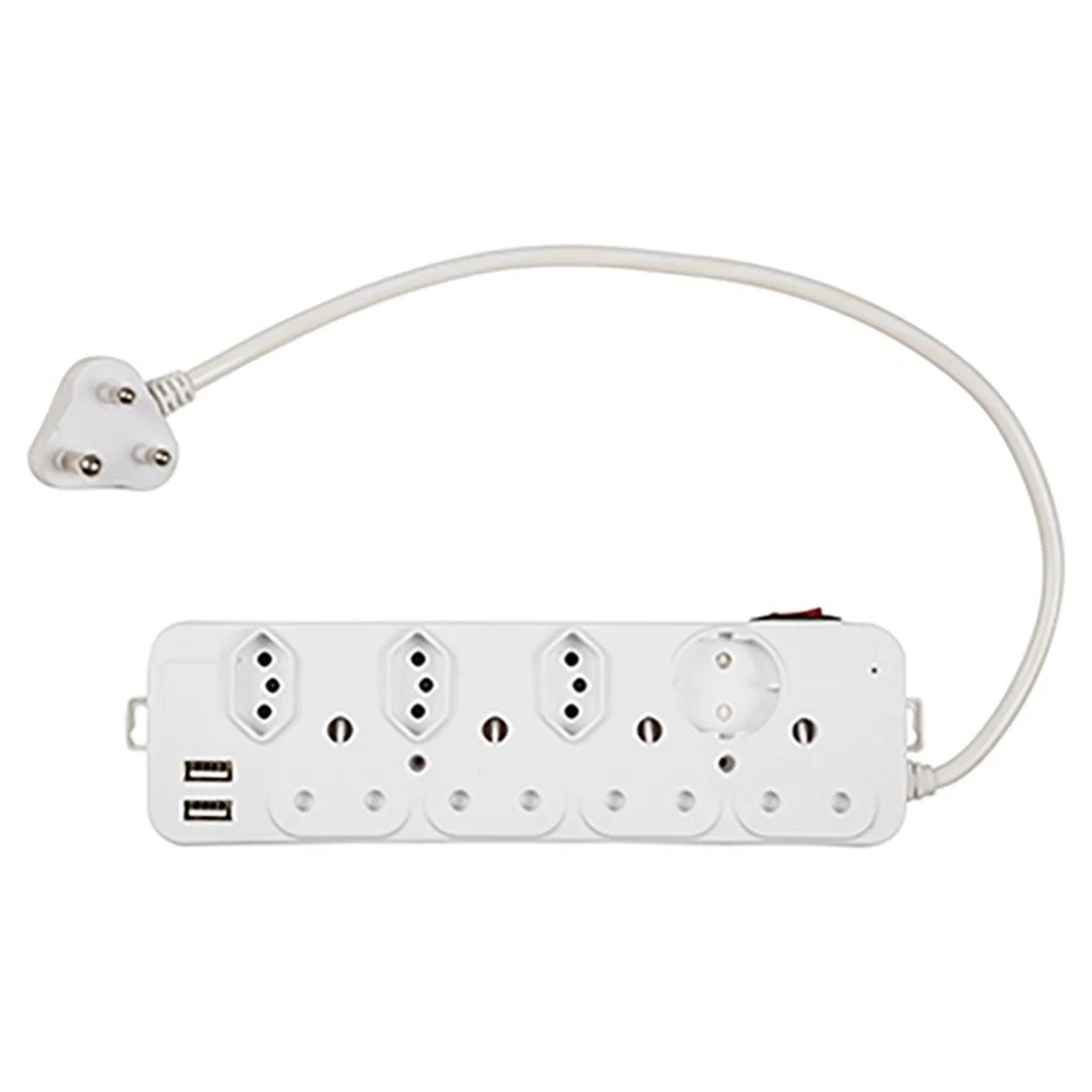 Eurolux EP63USB 8 Way Multi Plug With USB 2.1A USB C and OLD USB 1 Eurolux EP63USB 8 Way Multi Plug With USB 2.1A USB C and OLD USB
