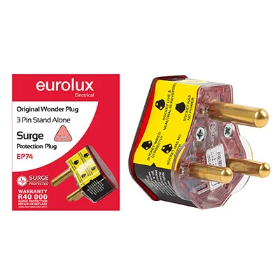 Eurolux EP74 3 Pin Stand Alone Box with Surge protection