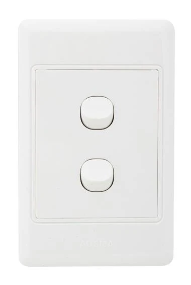 Eurolux ES5 Switch 2 Lever 1 Way Complete