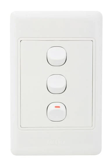 Eurolux ES6 Switch 3 Lever 1 Way Complete