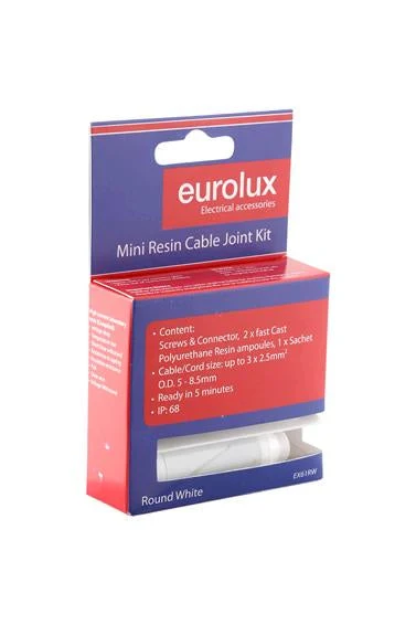 Eurolux EX61RW Cable Joint Kit 1–2.5mm² White