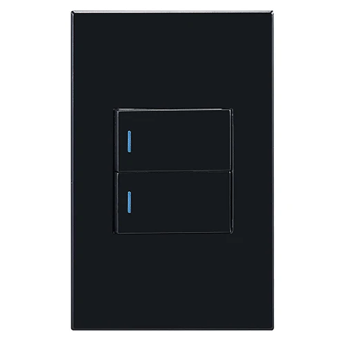 Eurolux RES52 Horizon Modern 2L2W Switch Black