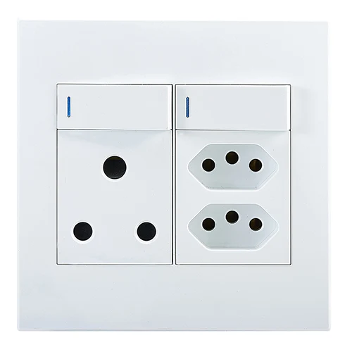 Eurolux RES58 Horizon Modern Single Socket+2 x Euro White
