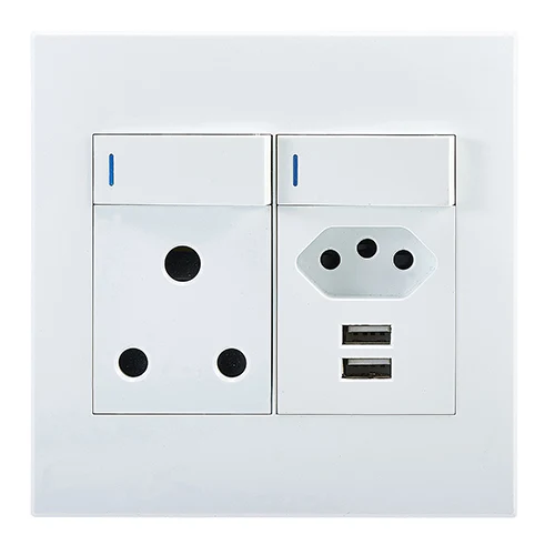 Eurolux RES60 Horizon Modern Sng. Soc.+Euro+2xUSB White