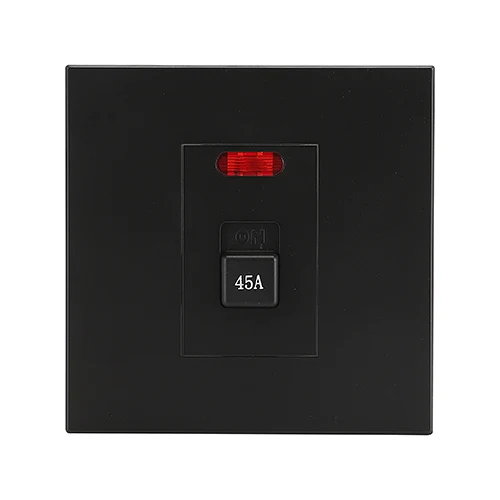 Eurolux RES67 Horizon Modern 45A DP ISO with P/Light Black