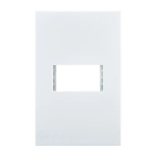 Eurolux RES69 Horizon Modern 1 Lever Grid Plate White