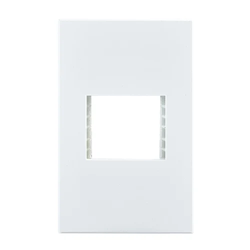 Eurolux RES70 Horizon Modern 2 Lever Grid Plate White