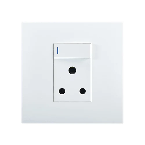 Eurolux RES78 Horizon Modern Single Socket 16A White 4×4