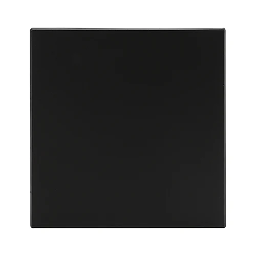 Eurolux RES79B Horizon Modern Blank Plate 4×4 Black