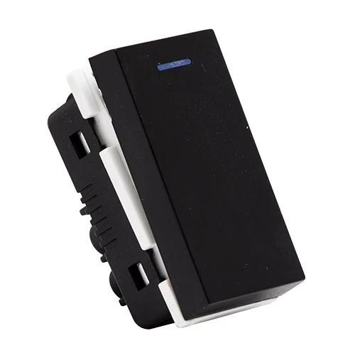 Eurolux RES84 Horizon One-way Switch Module Black