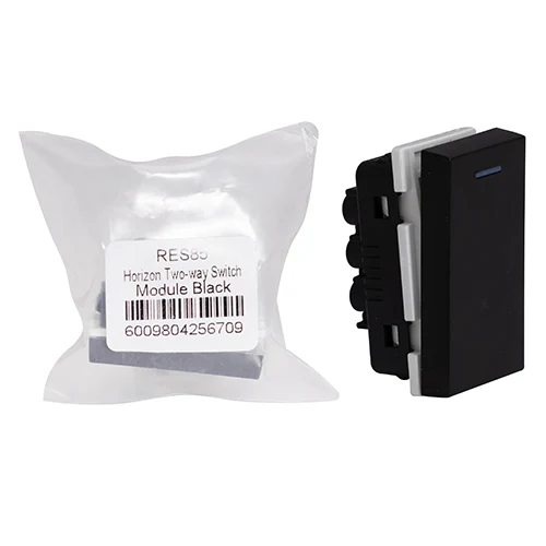 Eurolux RES85 Horizon Two-way Switch Module Black