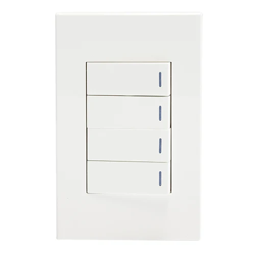 Eurolux RES87 Horizon Modern 4L2W Switch White