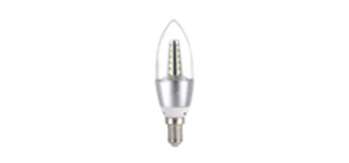 Hello Today 3W Candle Bulb Silver E14 White