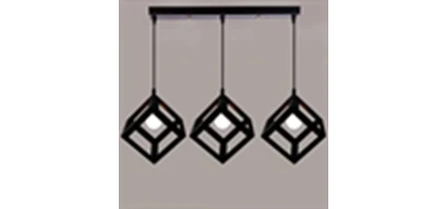 Hello Today 6014/3S Black Dining LAMP(7767/3 Bk)