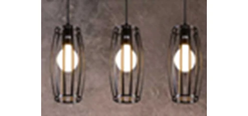 Hello Today 6054/3S Black Dining LAMP(7769/3 Bk)