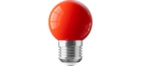 Hello Today G45 2W Bulb E27 Red