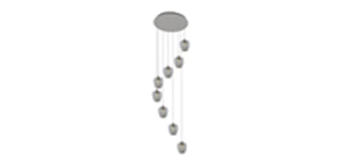 Hello Today MD1387-8 Chrome Dining Lamp