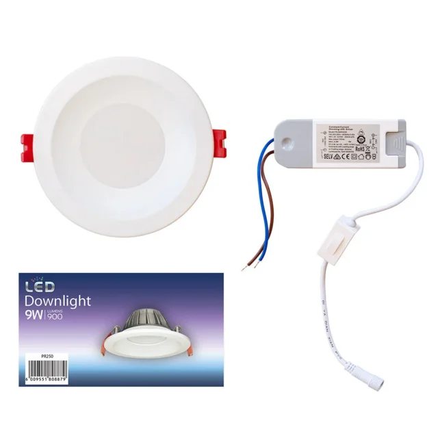 Radiant PR250 Downlight Ivory White LED 9W