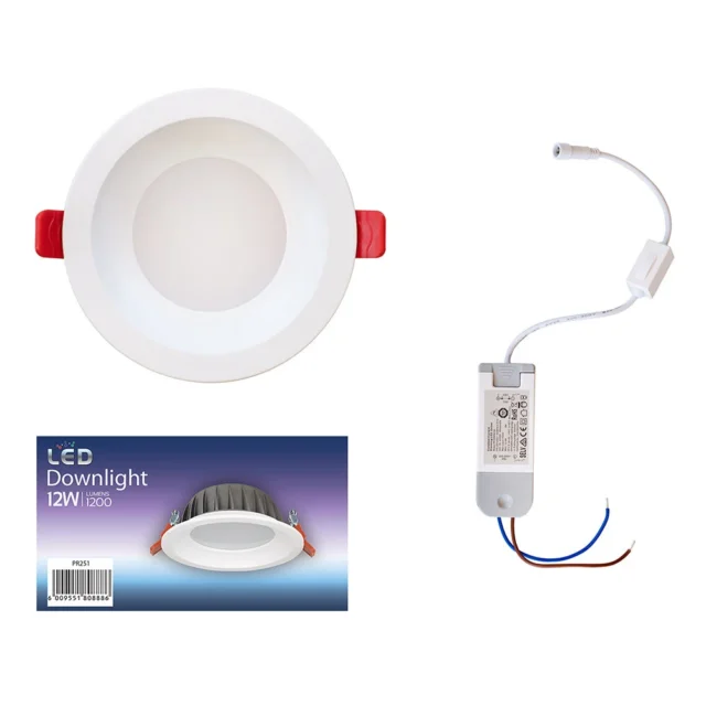 Radiant PR251 Downlight Ivory White LED 12W