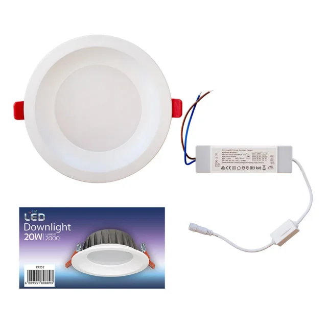 Radiant PR252 Downlight Ivory White LED 20W