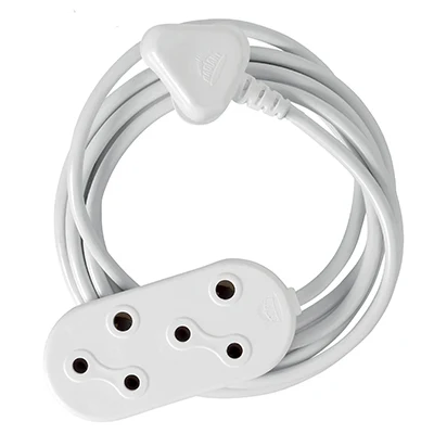 Radiant RE283 Cord Extension 3m 10Amp Double Prepacked (EE1) · White