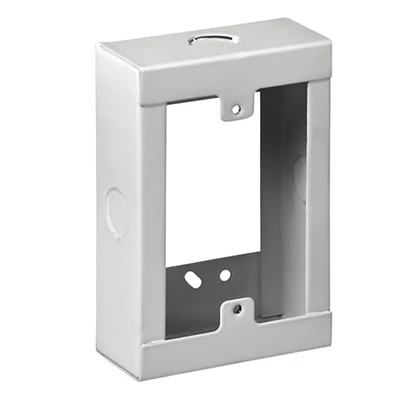 Radiant RE369 Steel Extension Box 4×2 Single Open · White