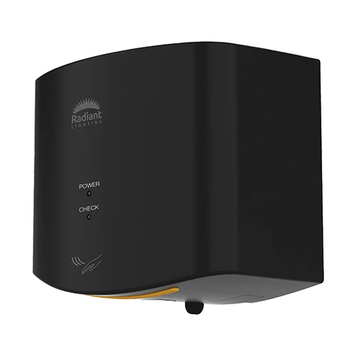 Radiant RHD12 Hand Dryer Black High Speed Motor Power 550W