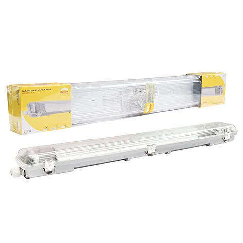 Radiant RPR259 2FT Double Vapour Proof wired for LED T8 2x9w 680mm