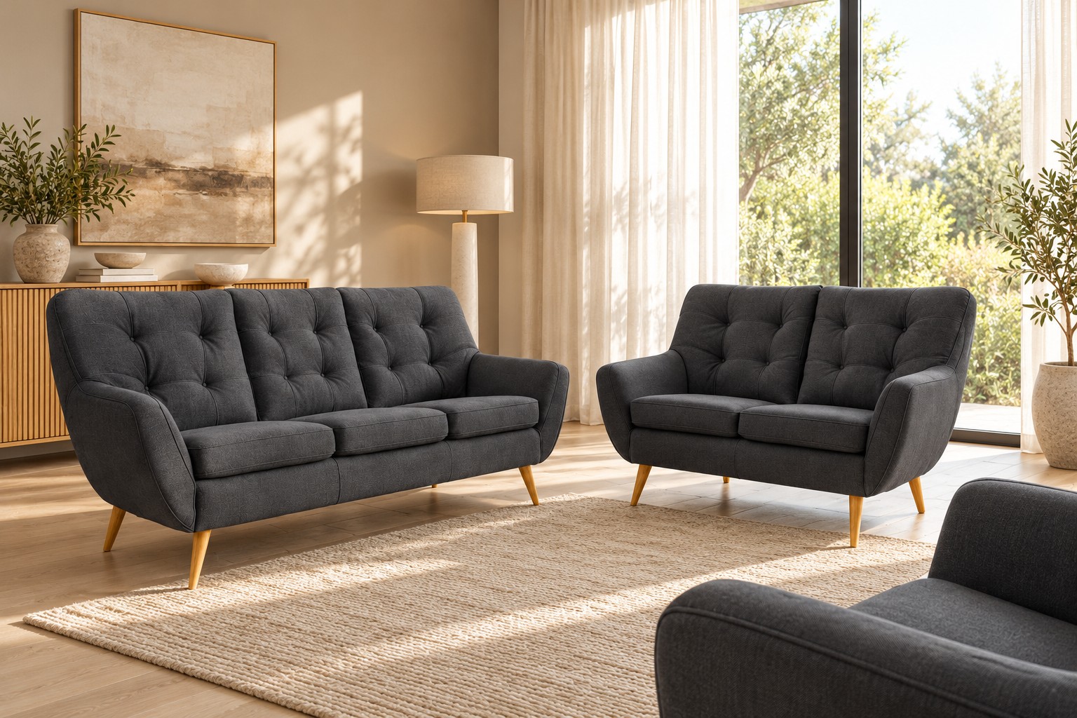 Scandi Sofa & Armchair 2 Scandi Sofa & Armchair - Image 2
