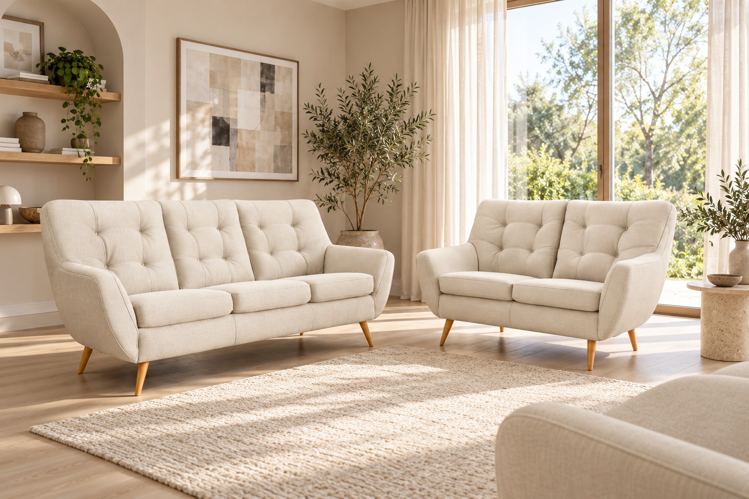 Scandi Sofa & Armchair 1 Scandi Sofa & Armchair