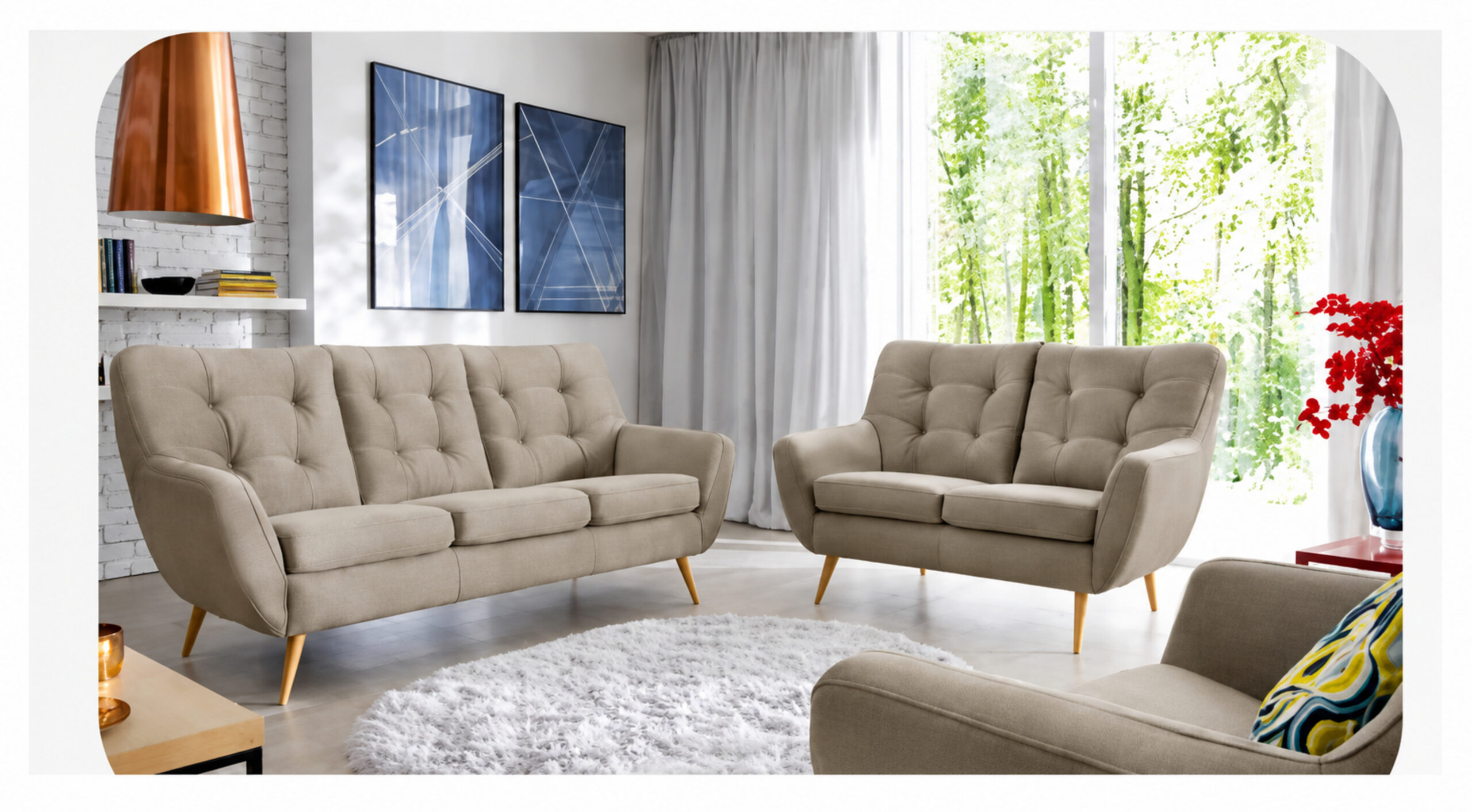 Scandi Sofa & Armchair 4 Scandi Sofa & Armchair - Image 4