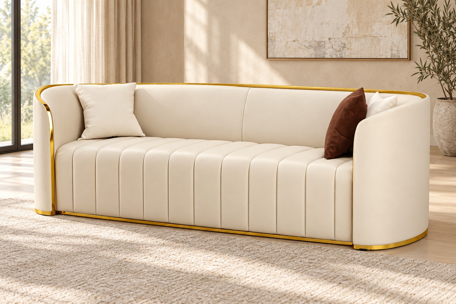 Faux Leather Sofa 1 Faux Leather Sofa