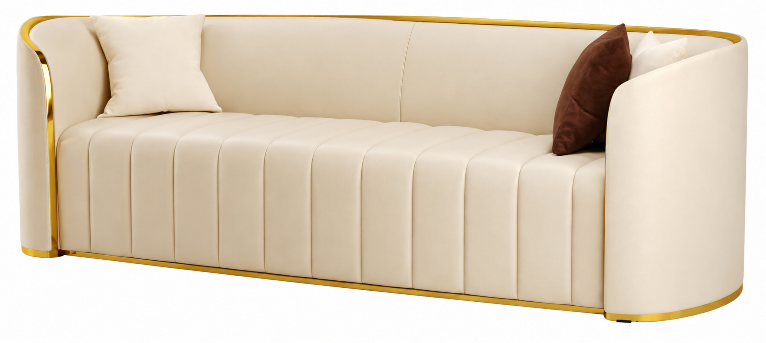 Faux Leather Sofa 4 Faux Leather Sofa - Image 4