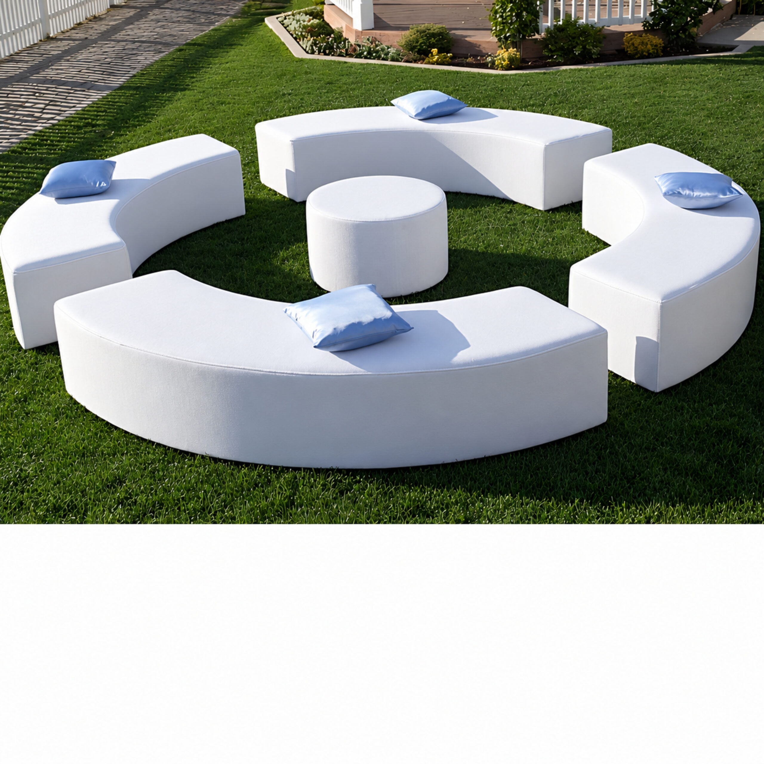 Curved outdoor conversation set 4 Curved outdoor conversation set - Image 4