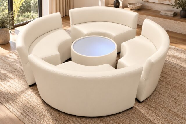 Circular lounge arrangement
