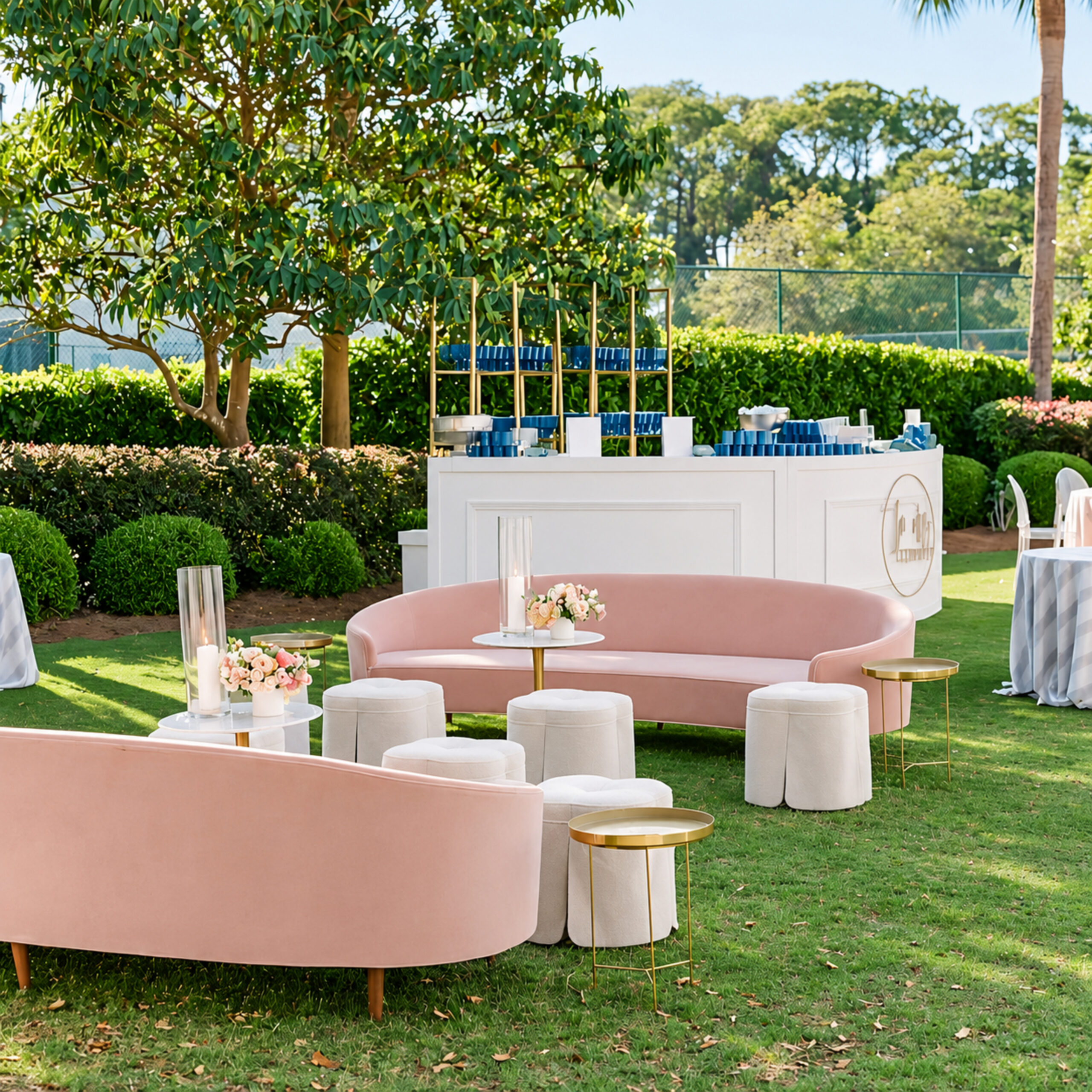 Blush curved lounge 4 Blush curved lounge - Image 4